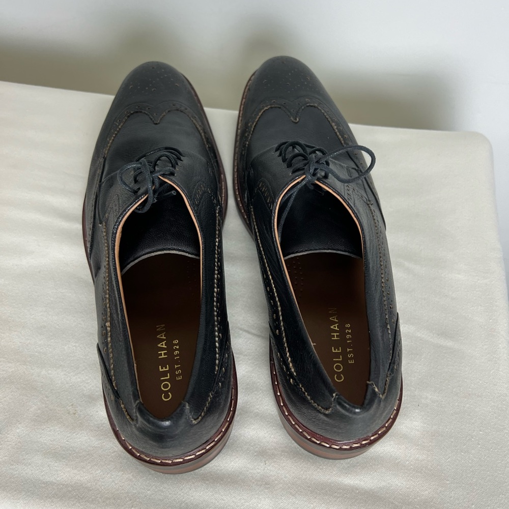 Cole Haan Warren Welt Grandos Wingtip Oxfords Size 12 - Picture 4 of 14